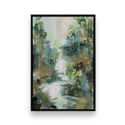[Color:Satin Black], Picture of art in a Satin Black frame