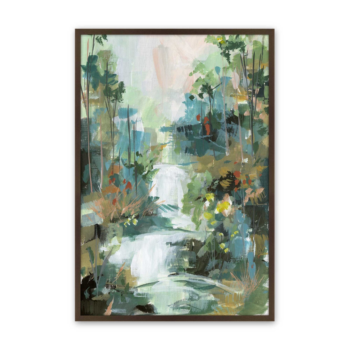 [Color:Brown], Picture of art in a Brown frame