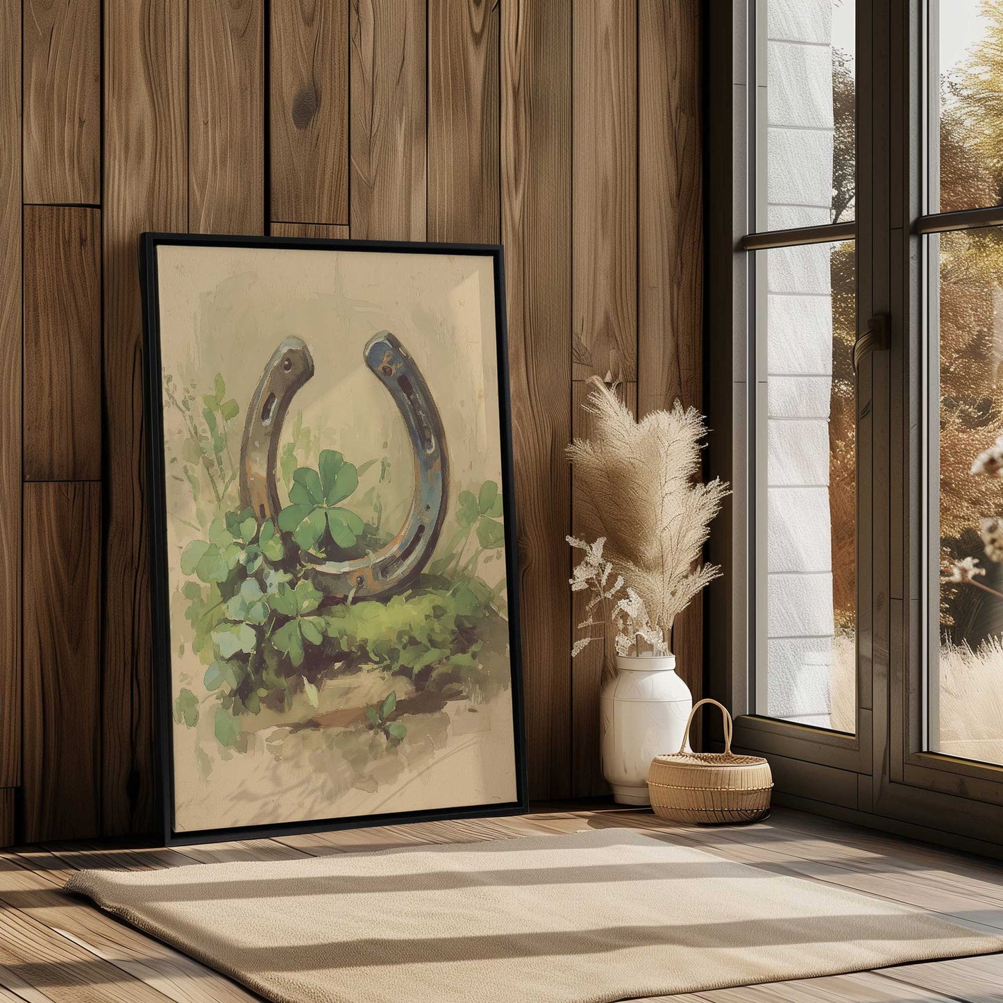 Picture of art in a room