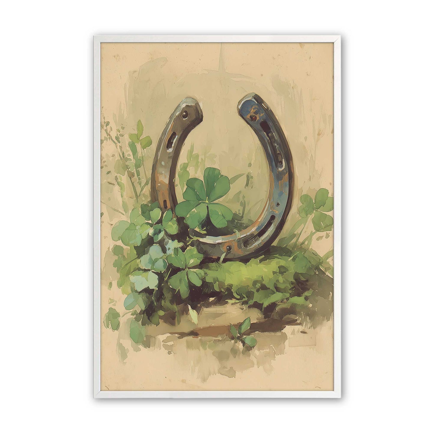 [Color:Opaque White], Picture of art in a Opaque White frame