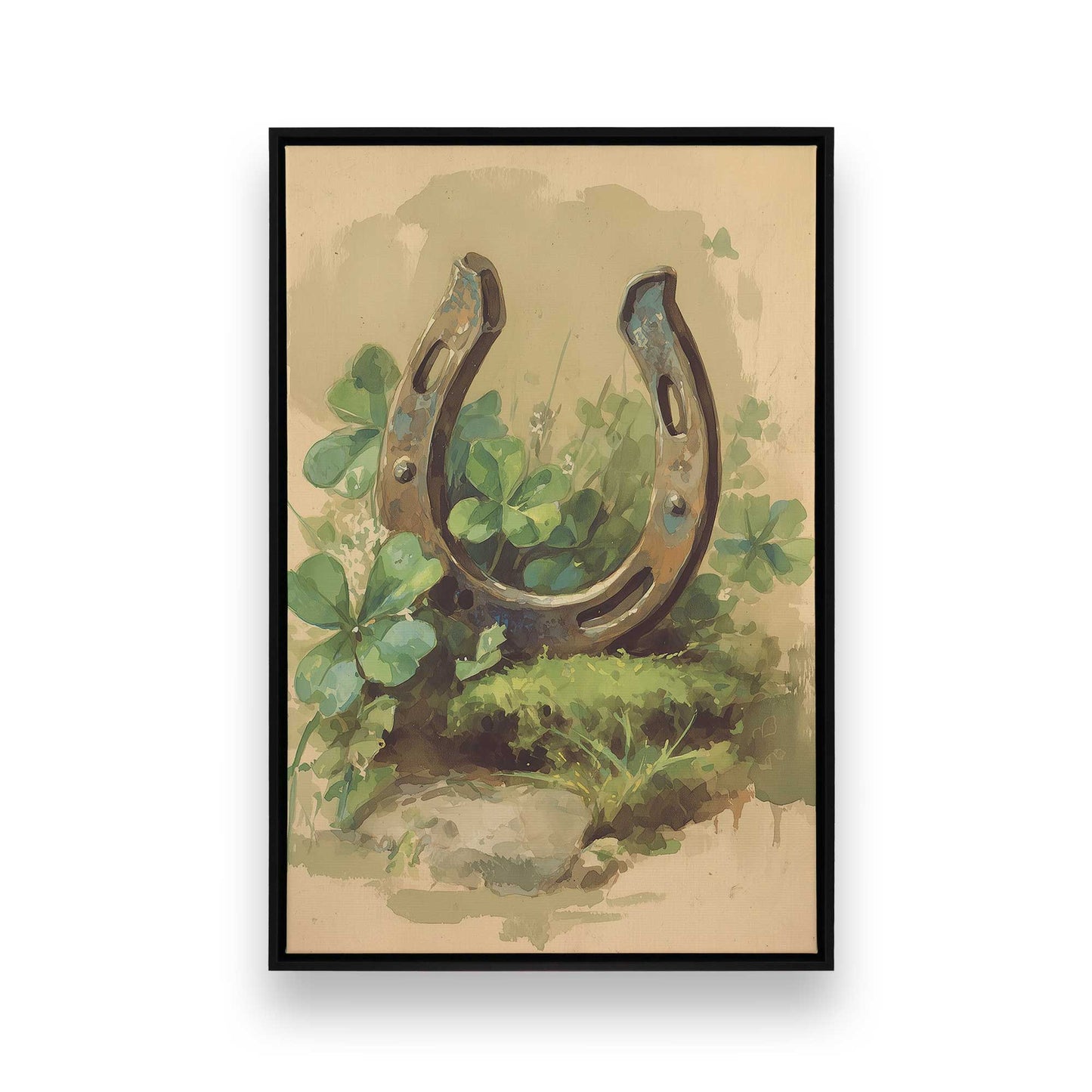 [Color:Satin Black], Picture of art in a Satin Black frame