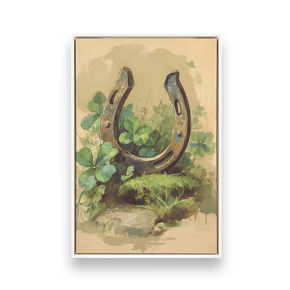 [Color:Opaque White], Picture of art in a White frame