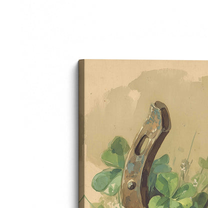 [Color:Stretched Canvas], Picture of the corner of the art