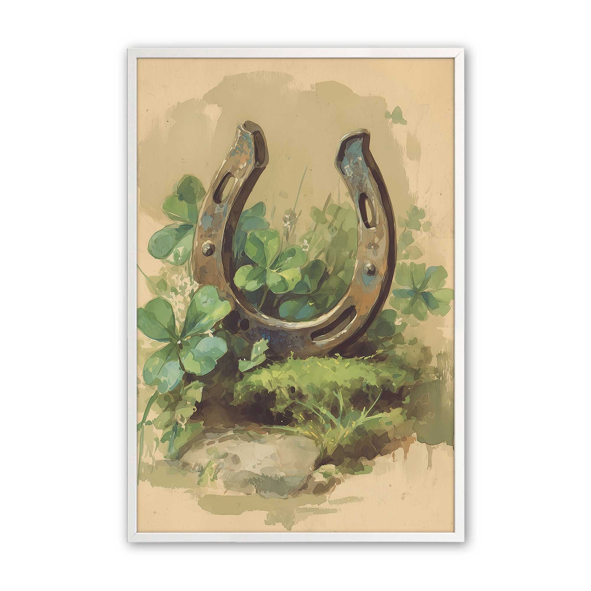 [Color:Opaque White], Picture of art in a Opaque White frame