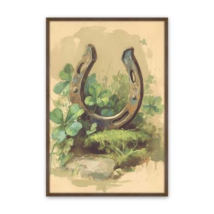 [Color:Walnut], Picture of art in a Walnut frame