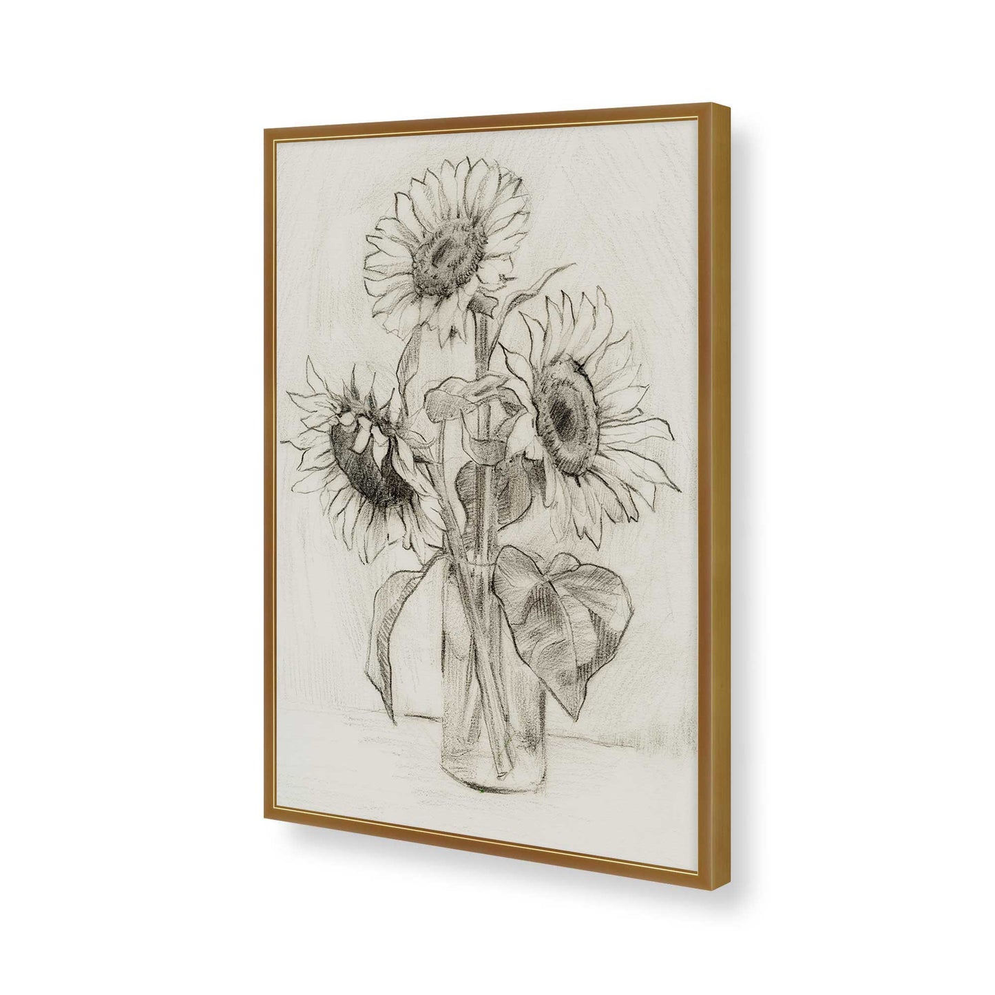[Color:Polished Gold], Picture of art in a Polished Gold frame of the corner