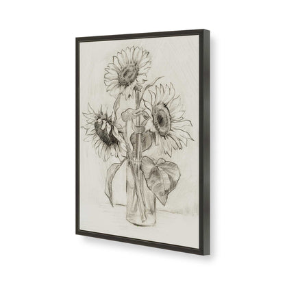 [Color:Satin Black], Picture of art in a Satin Black frame of the corner