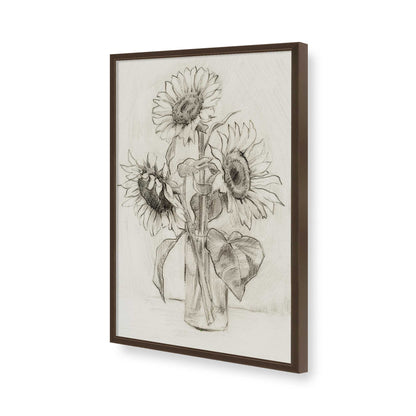 [Color:Brown], Picture of art in a Brown frame of the corner