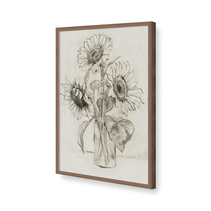[Color:Walnut], Picture of art in a Walnut frame of the corner