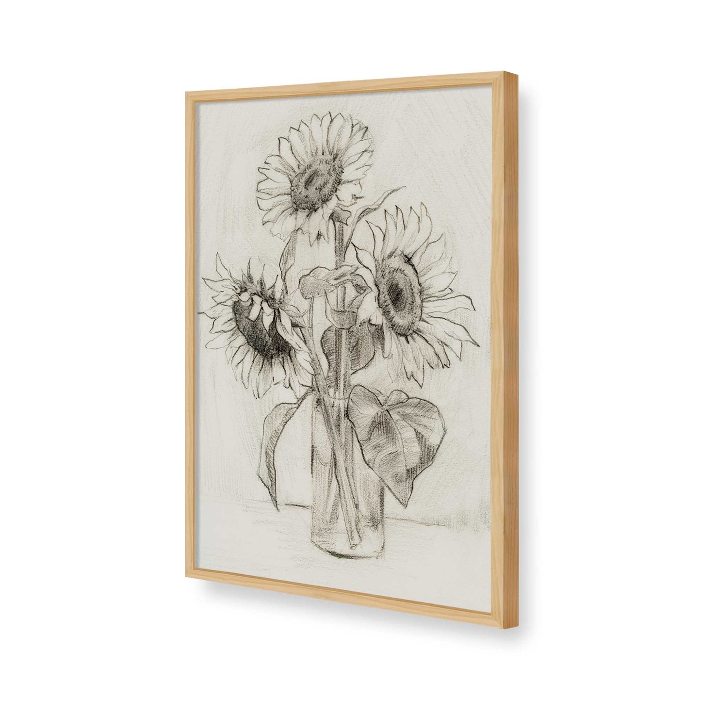 [Color:American Maple], Picture of art in a American Maple frame of the corner