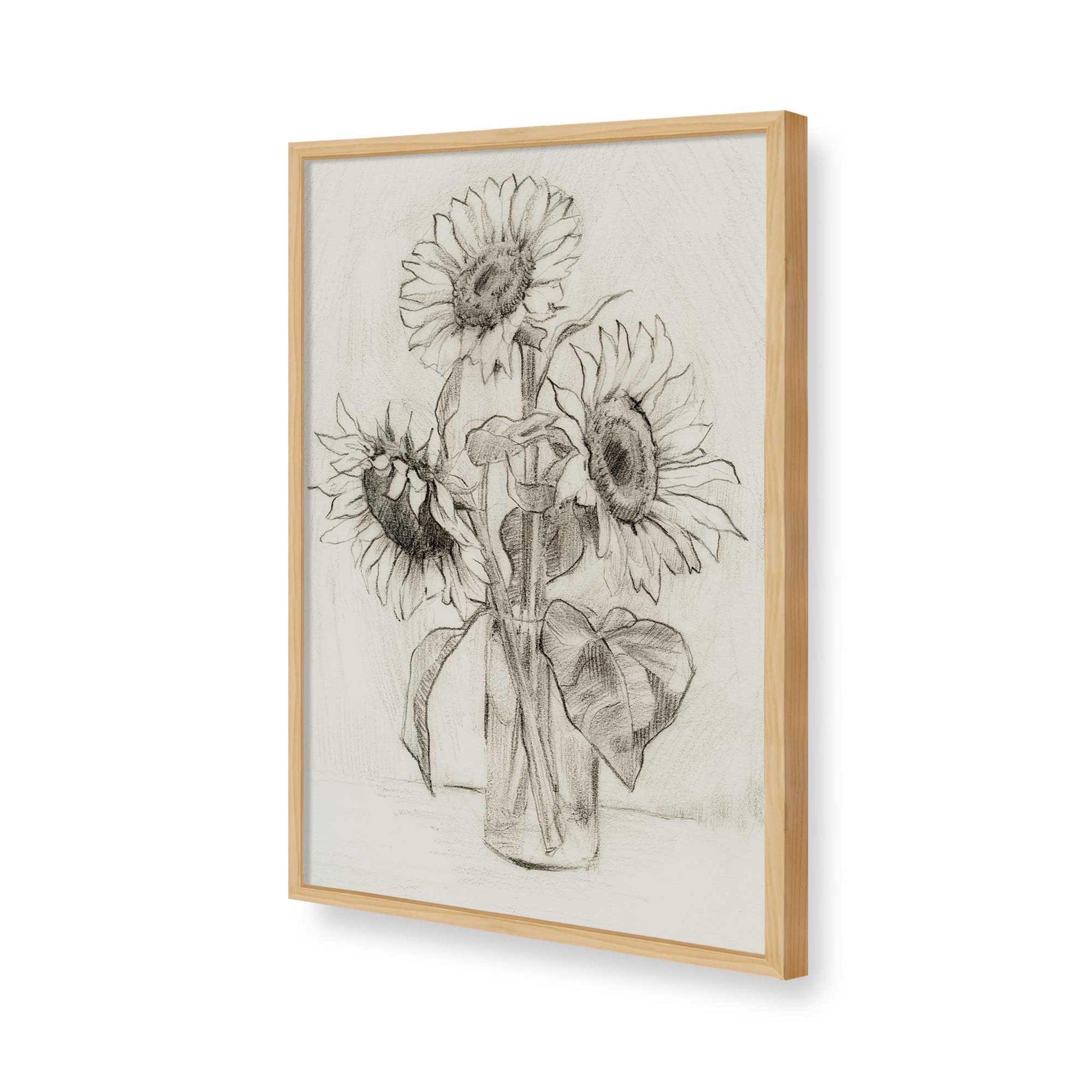 [Color:American Maple], Picture of art in a American Maple frame of the corner