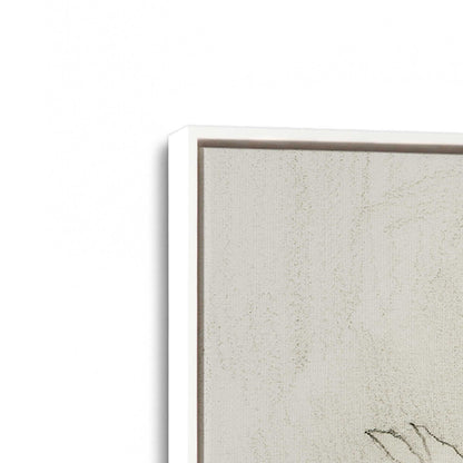 [Color:Opaque White], Picture of art in a White frame at an angle