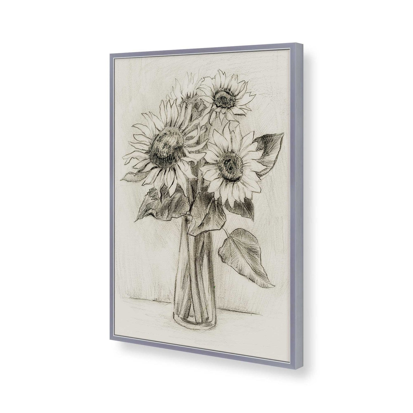 [Color:Polished Chrome], Picture of art in a Polished Chrome frame of the corner