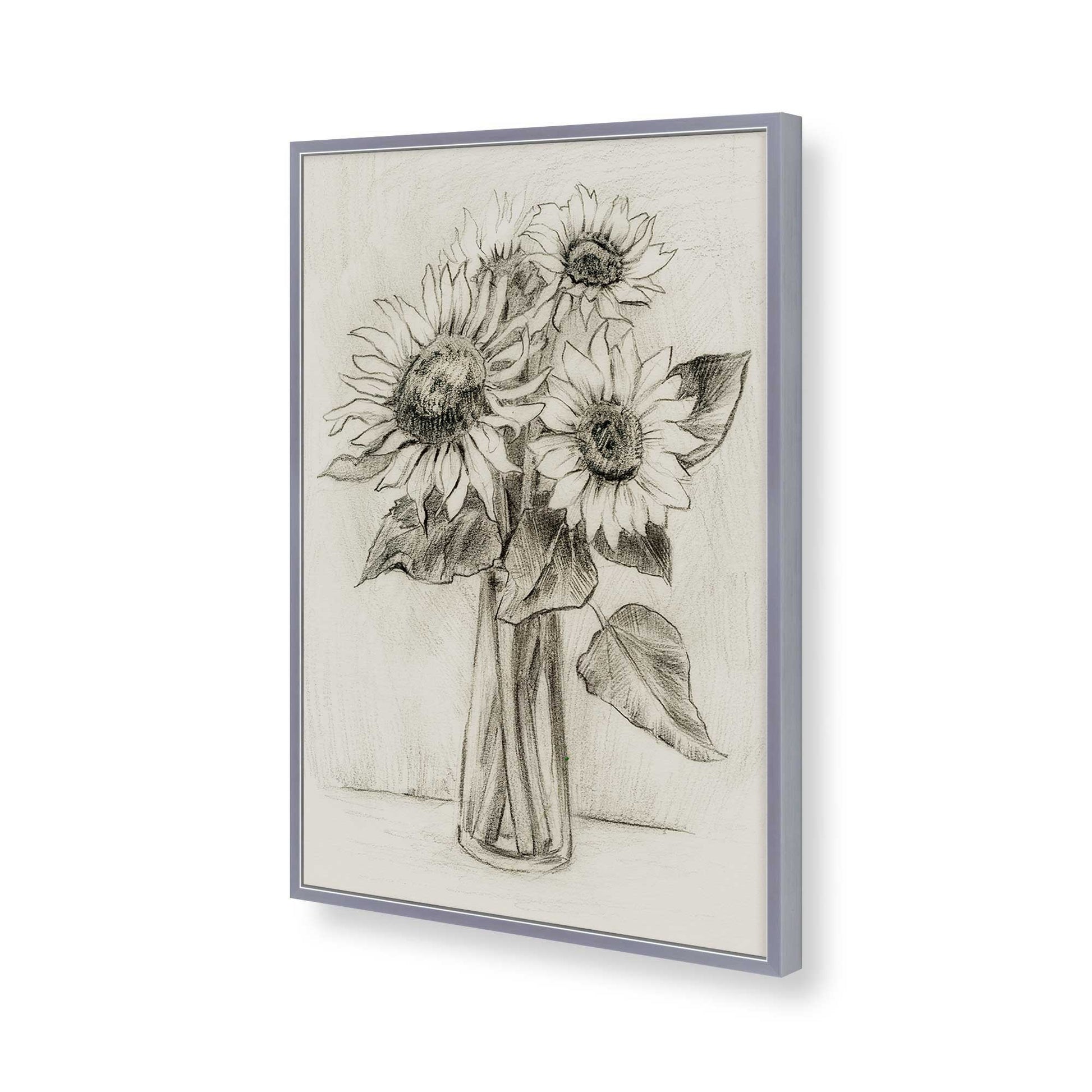 [Color:Polished Chrome], Picture of art in a Polished Chrome frame of the corner