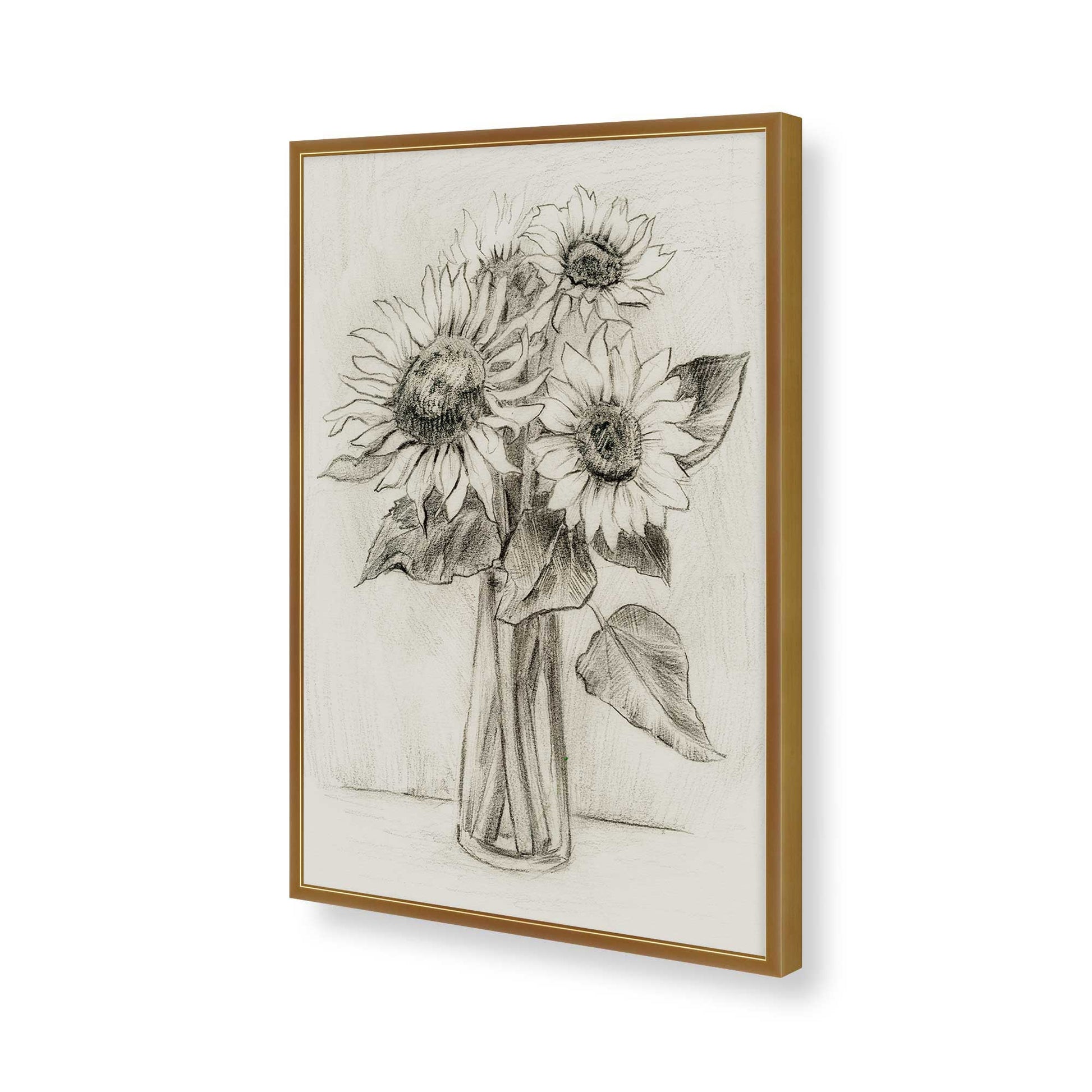 [Color:Polished Gold], Picture of art in a Polished Gold frame of the corner