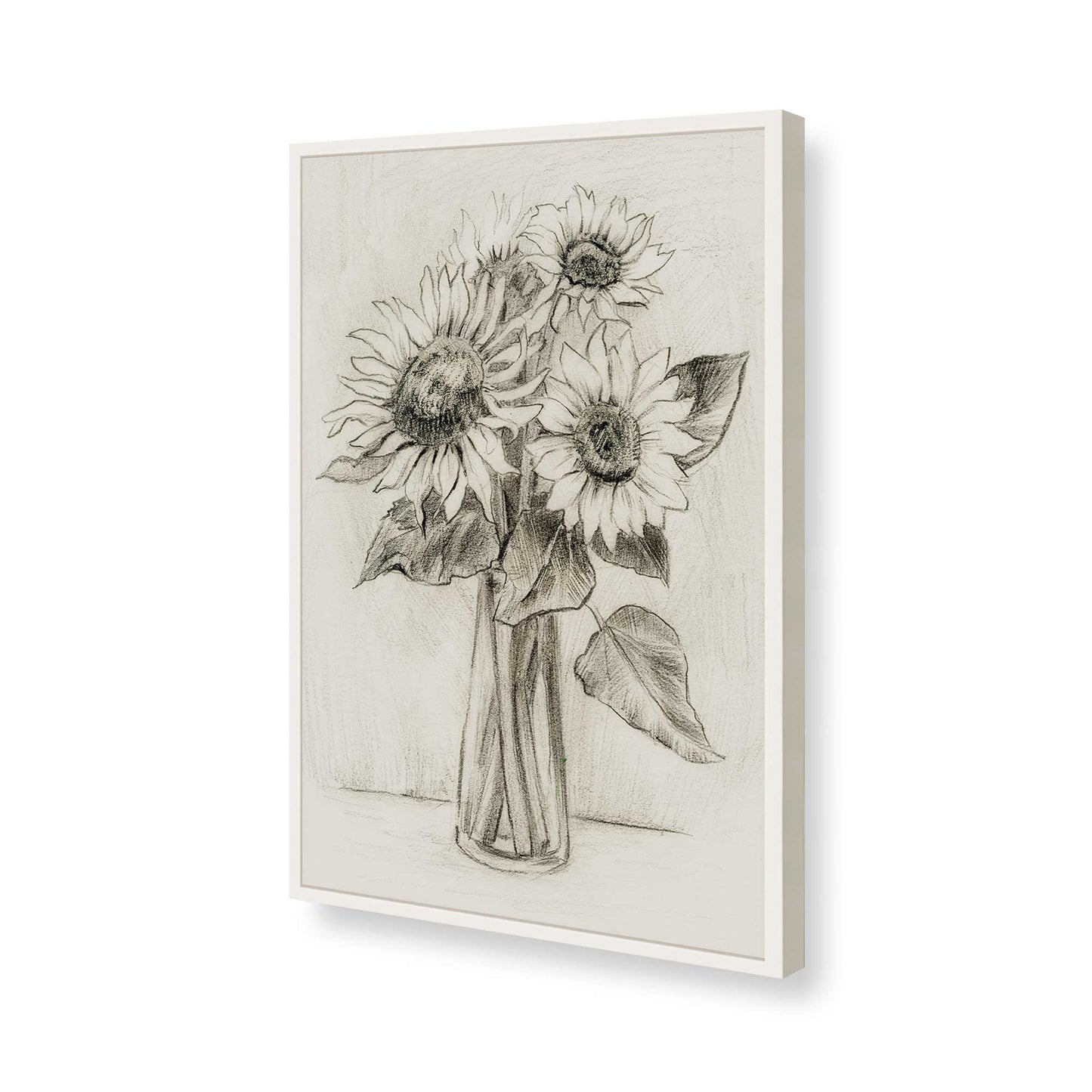 [Color:Opaque White], Picture of art in a Opaque White frame of the corner