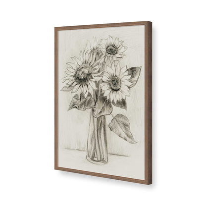 [Color:Walnut], Picture of art in a Walnut frame of the corner