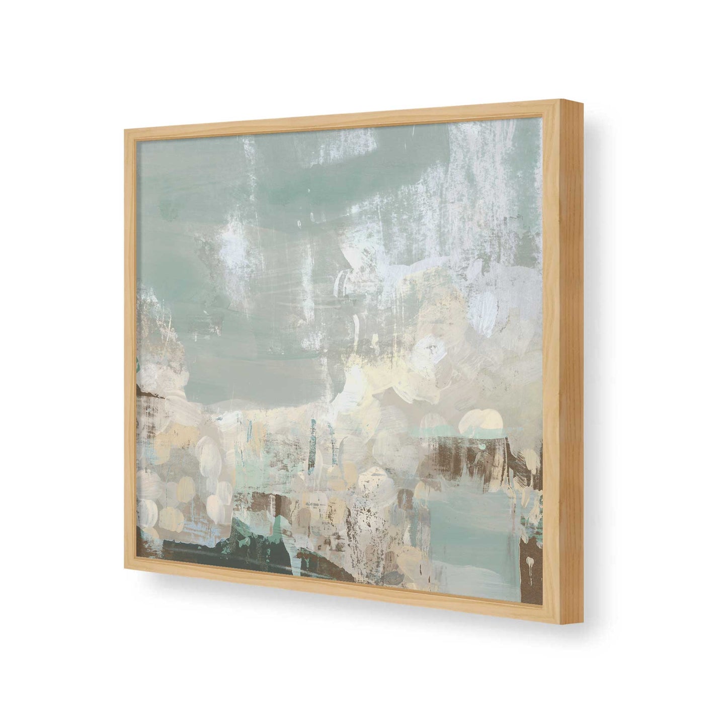 [Color:American Maple], Picture of art in a American Maple frame of the corner