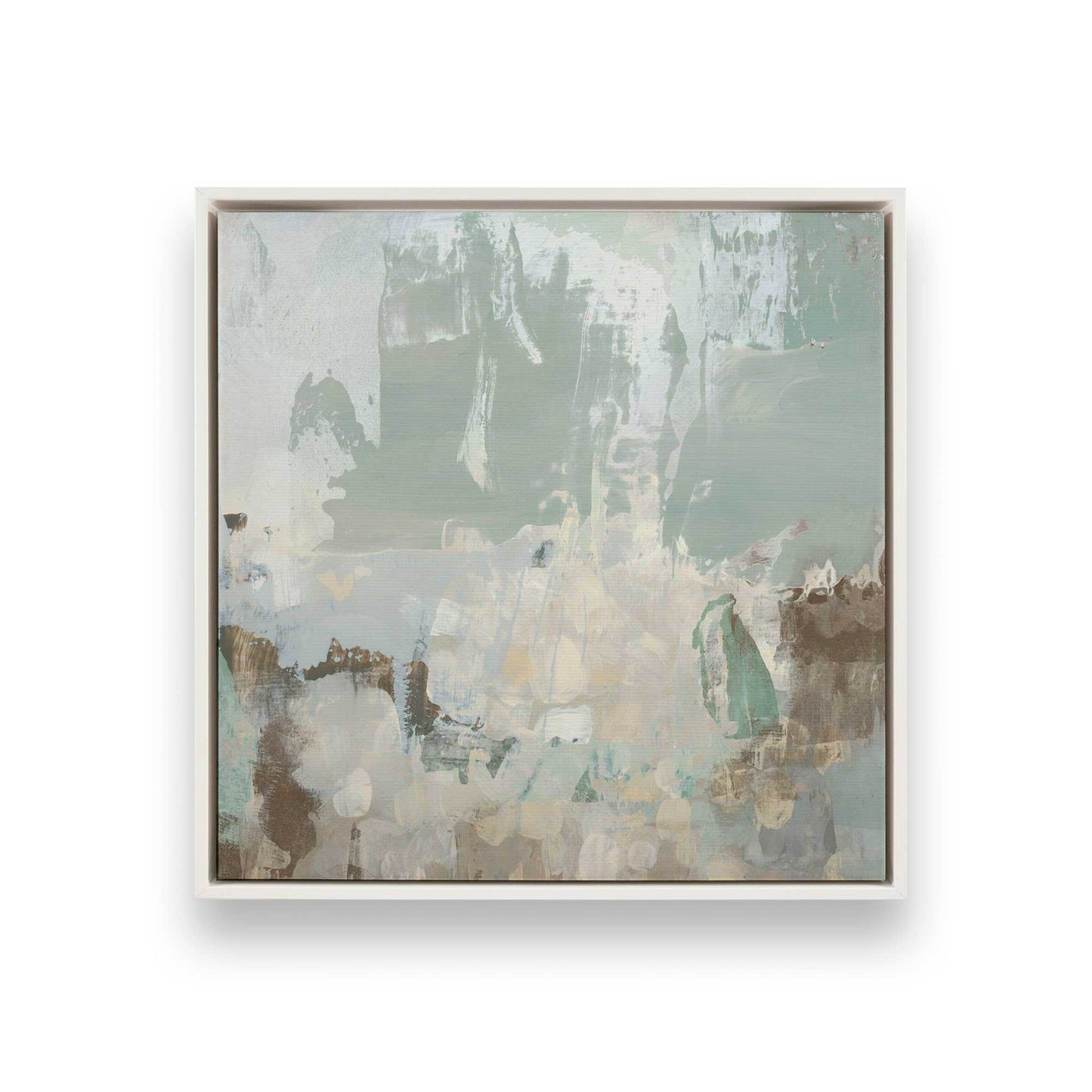 [Color:Opaque White], Picture of art in a White frame
