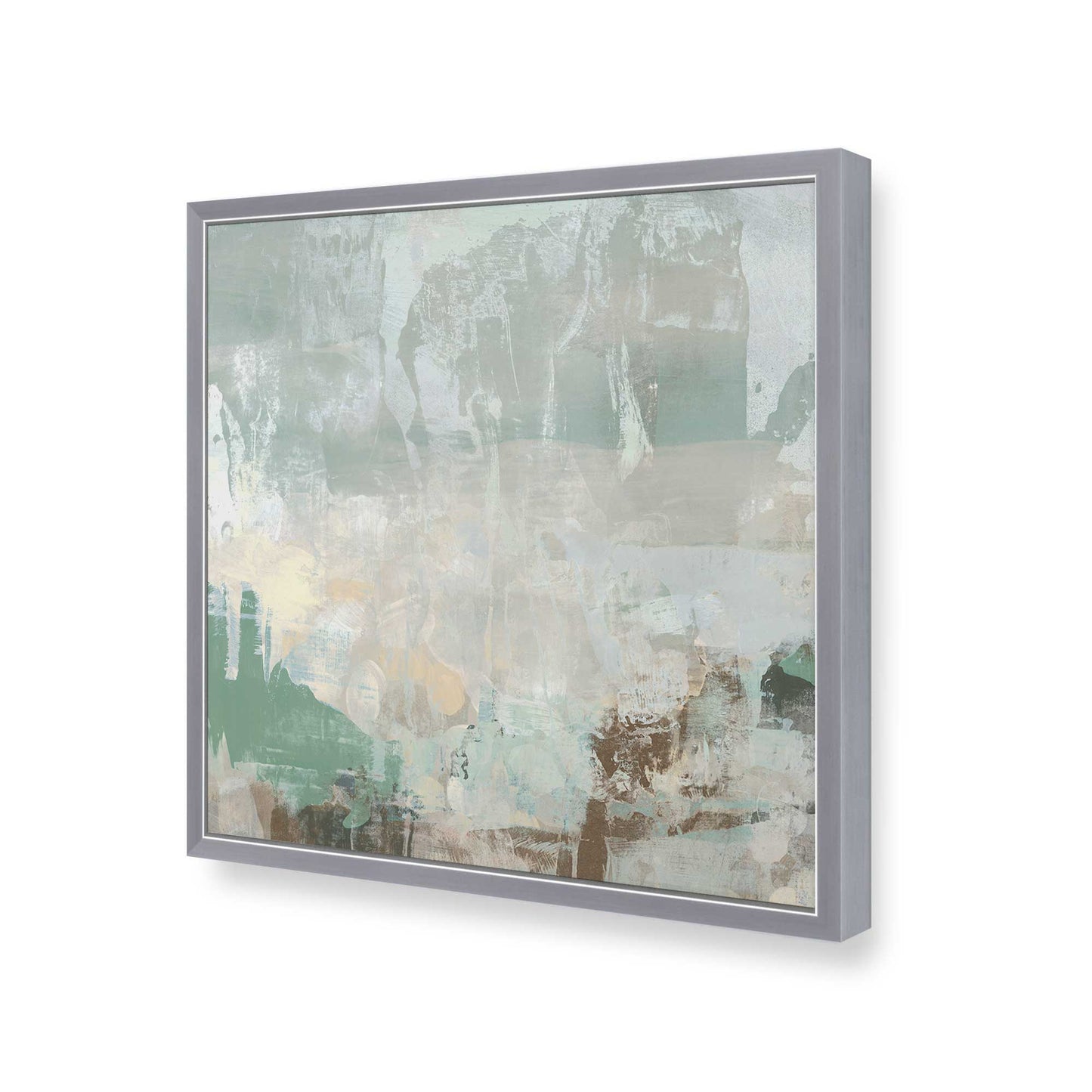 [Color:Polished Chrome], Picture of art in a Polished Chrome frame of the corner