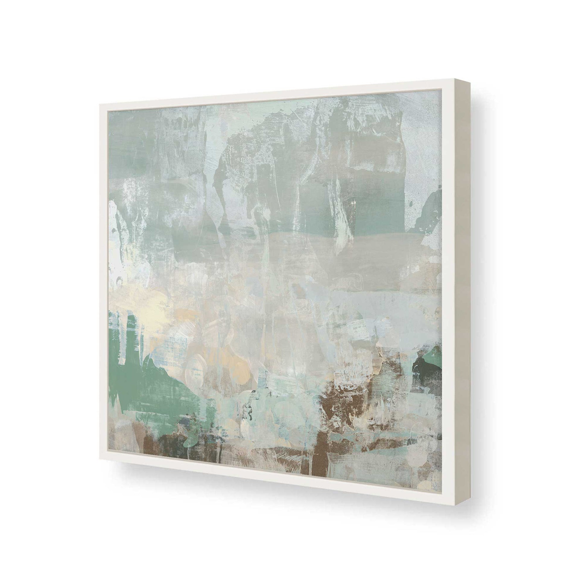[Color:Opaque White], Picture of art in a Opaque White frame of the corner