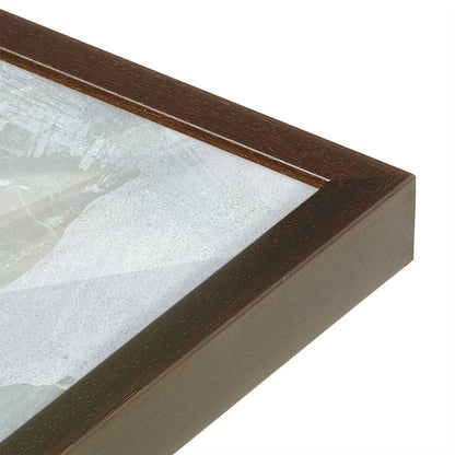[Color:Espresso], Picture of art in a Espresso frame at an angle