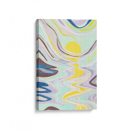 [Color:Stretched Canvas], Picture of art at an angle
