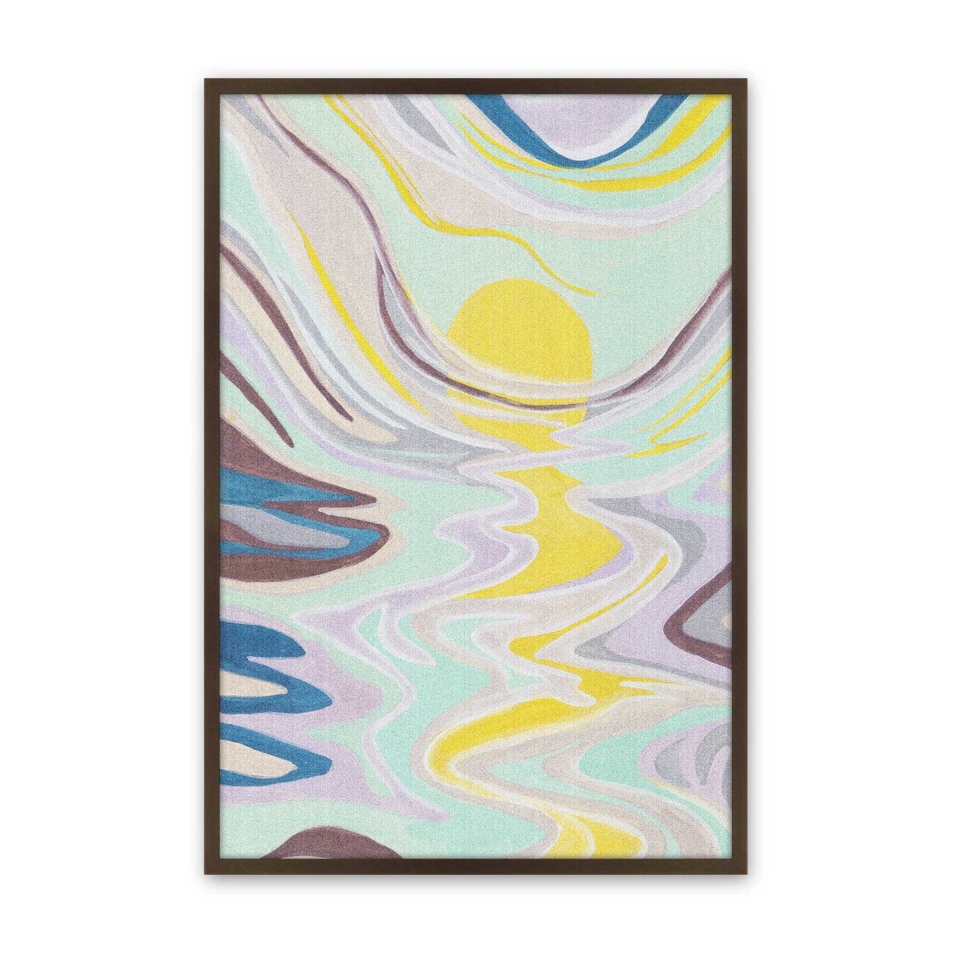 [Color:Belvinder Brown], Picture of art in a Belvinder Brown frame