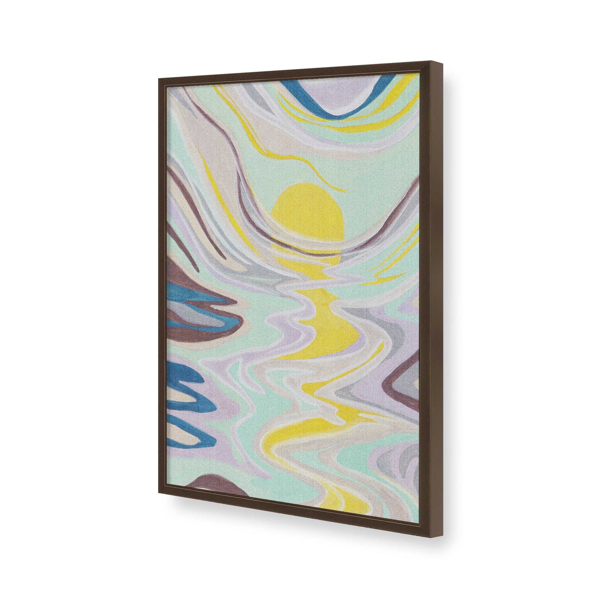 [Color:Belvinder Brown], Picture of art in a Belvinder Brown frame of the corner