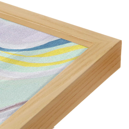 [Color:American Maple], Picture of art in a American Maple frame at an angle