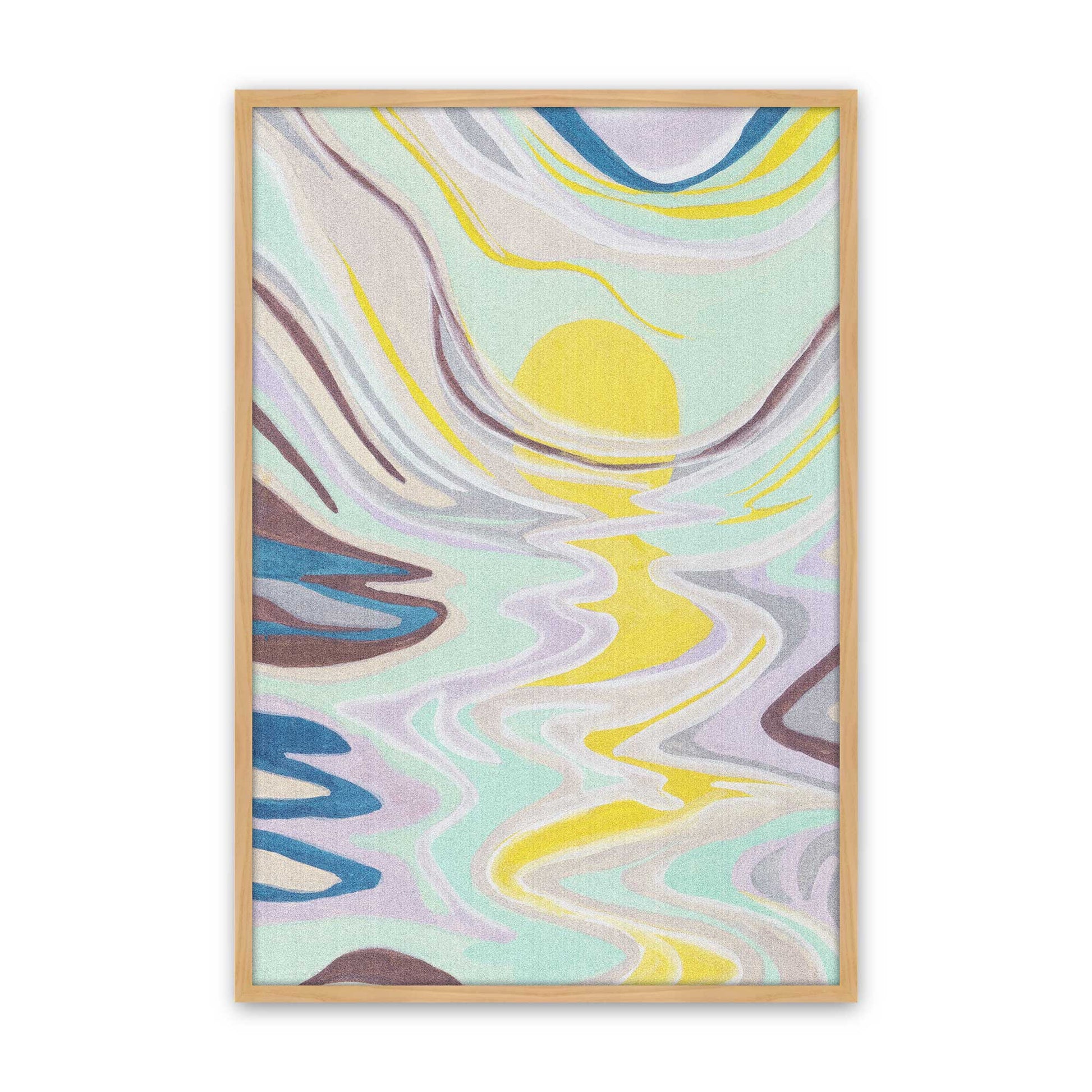 [Color:American Maple], Picture of art in a American Maple frame