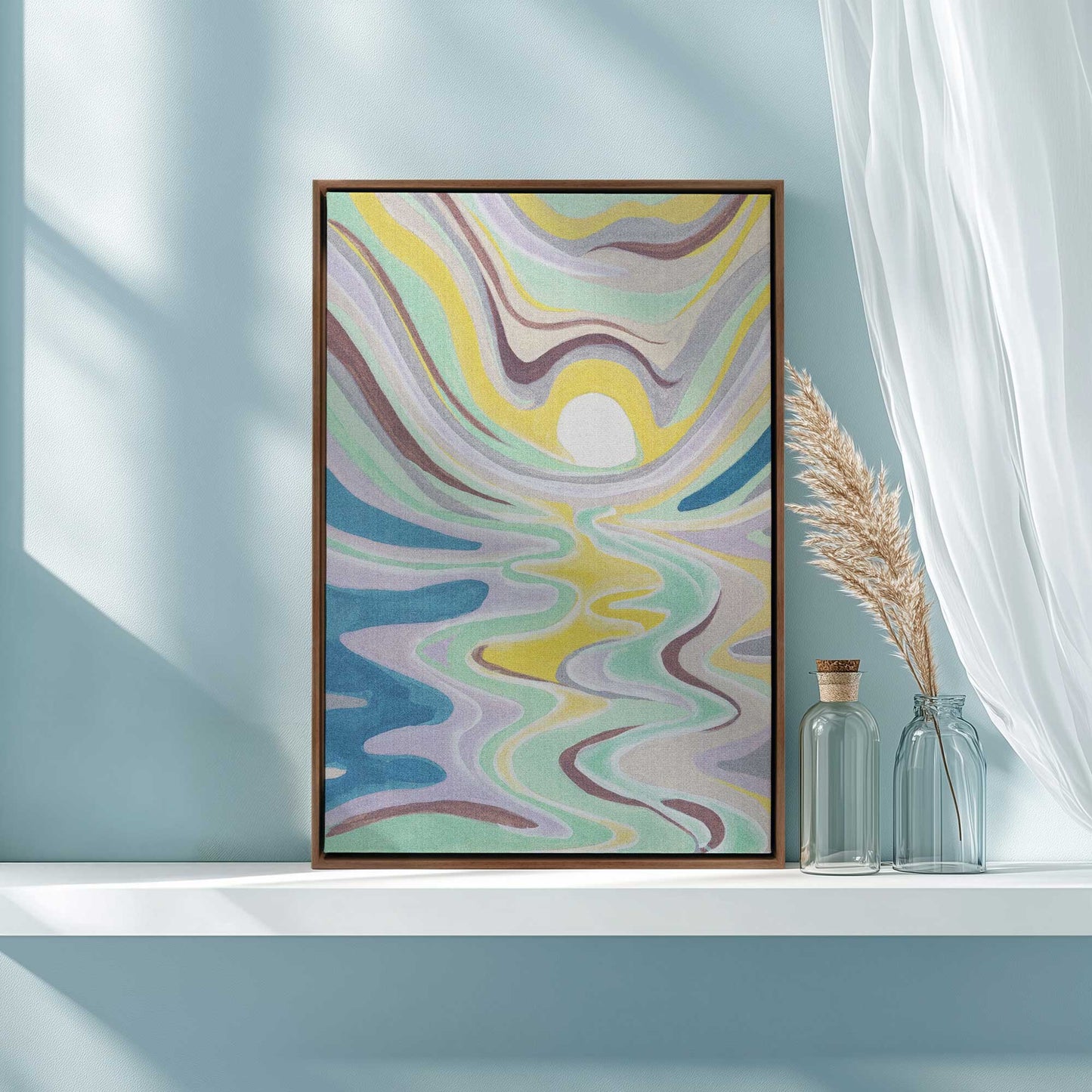 Picture of art in a room