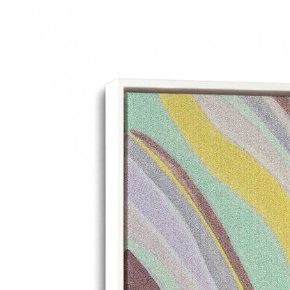 [Color:Opaque White], Picture of art in a White frame at an angle