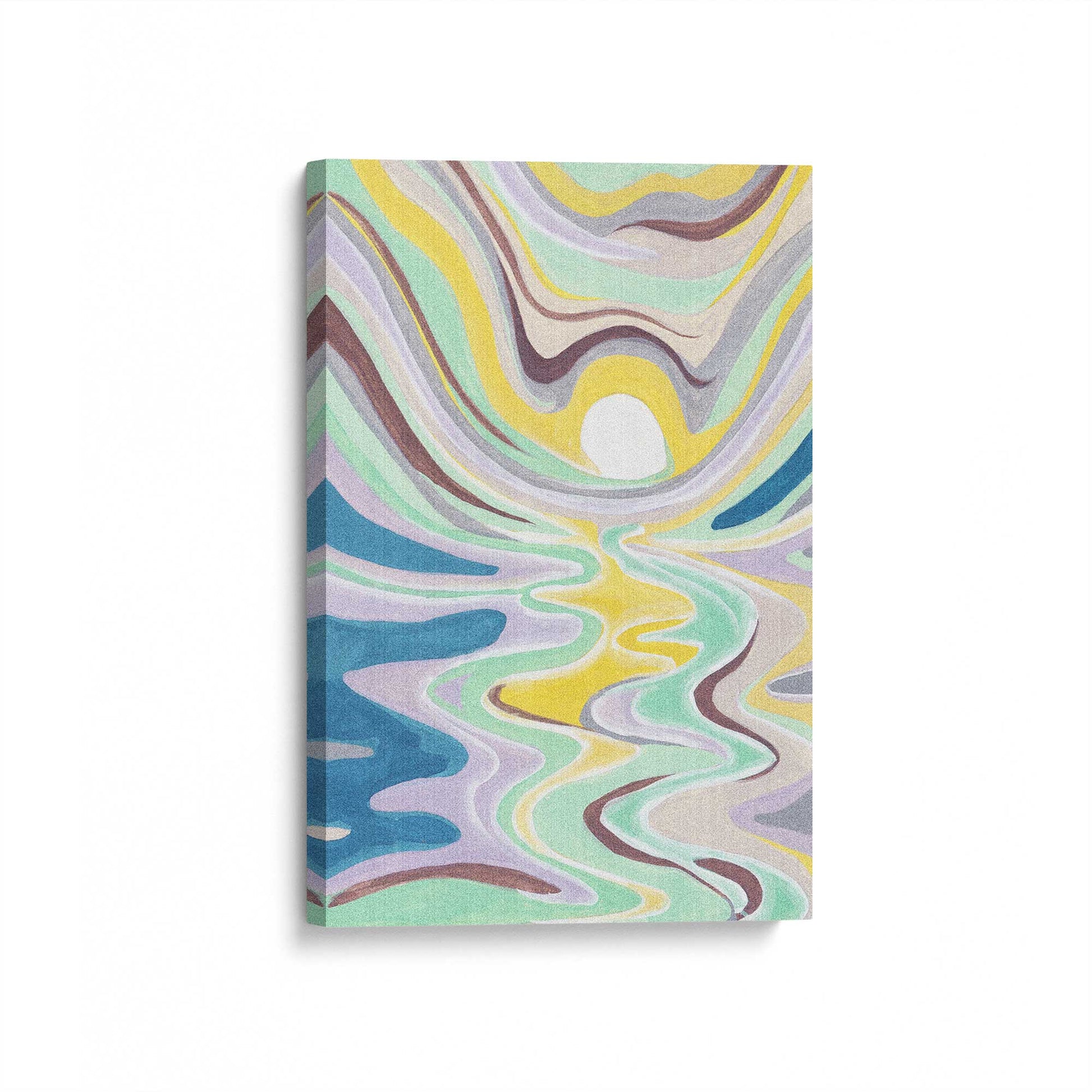 [Color:Stretched Canvas], Picture of art at an angle