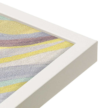 [Color:Opaque White], Picture of art in a Opaque White frame at an angle