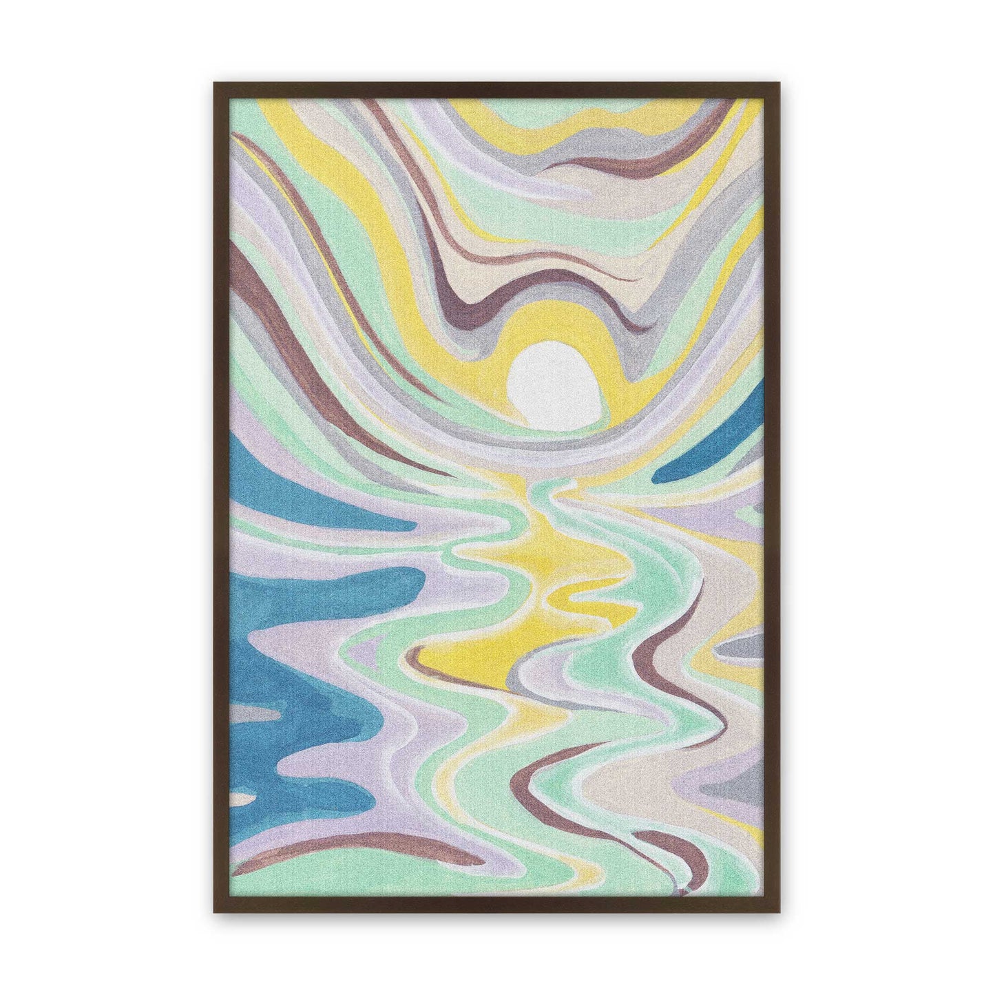 [Color:Belvinder Brown], Picture of art in a Belvinder Brown frame
