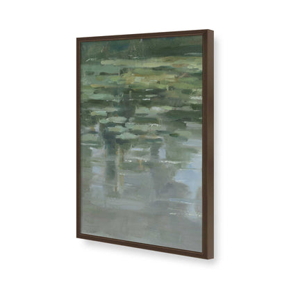 [Color:Brown], Picture of art in a Brown frame of the corner
