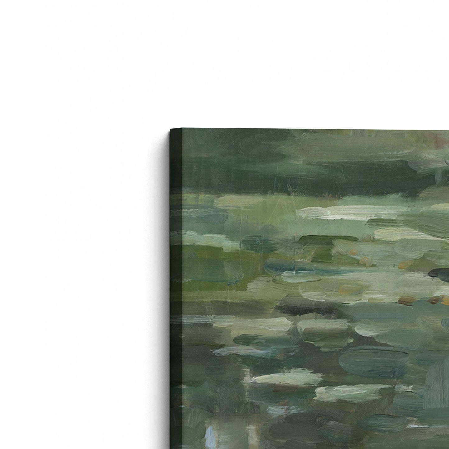 [Color:Stretched Canvas], Picture of the corner of the art