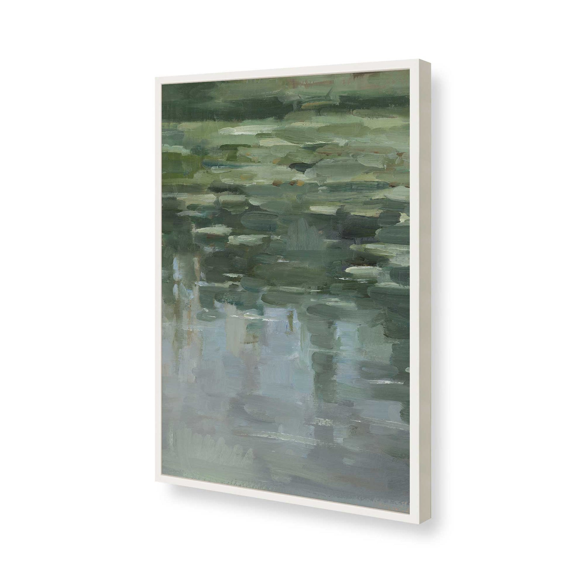 [Color:Opaque White], Picture of art in a Opaque White frame of the corner