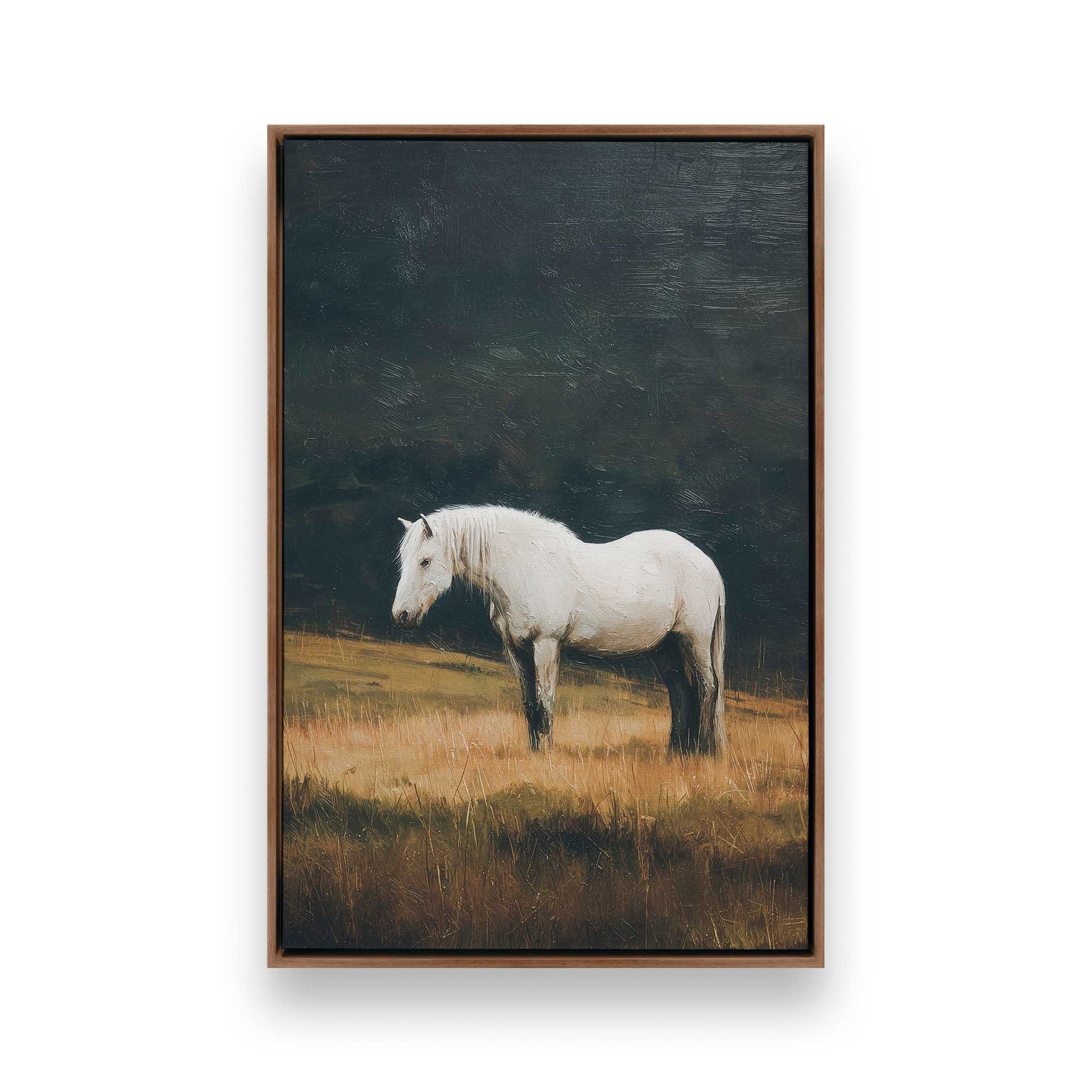 [Color:Walnut], Picture of art in a Walnut frame