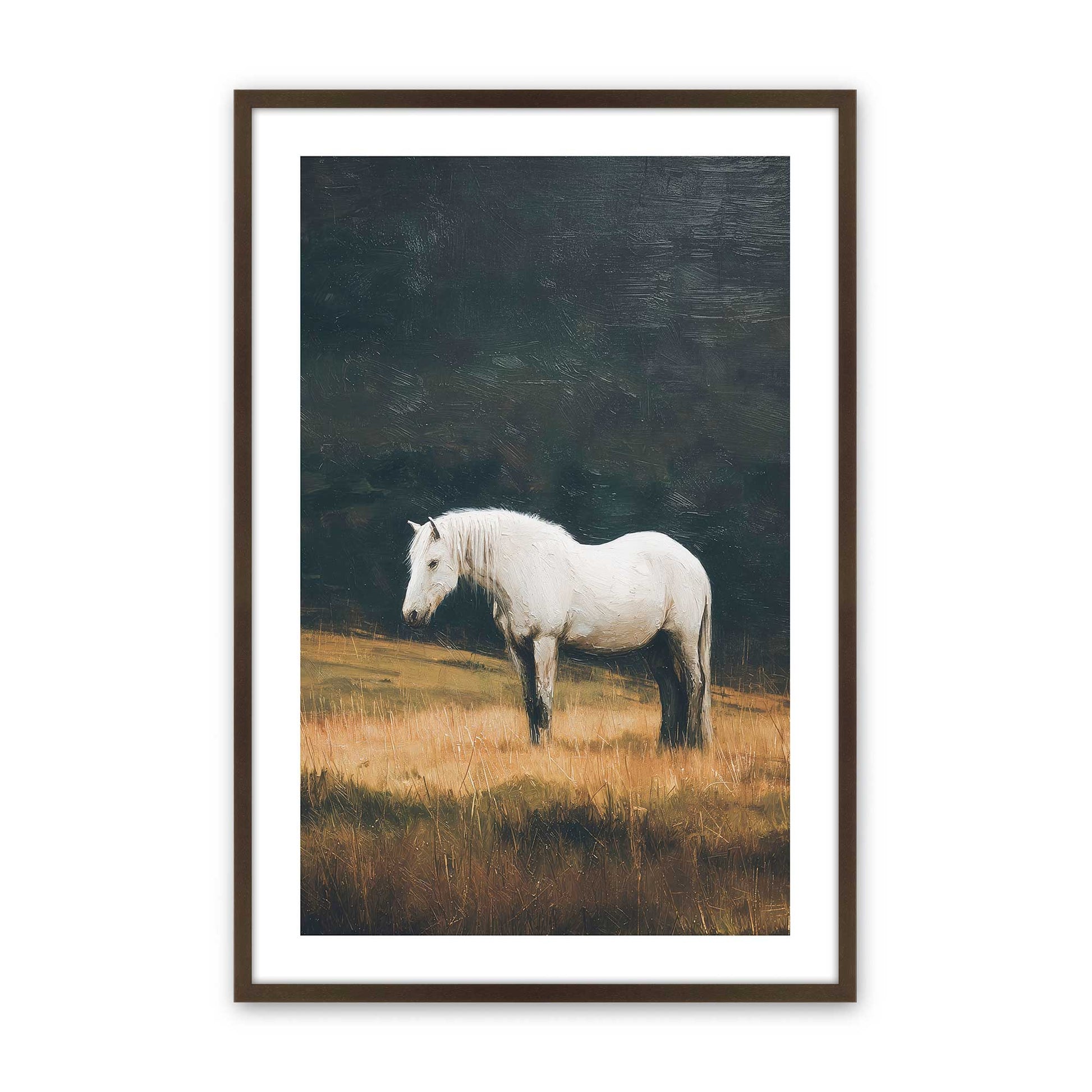 [Color:Belvinder Brown], Picture of art in a Belvinder Brown frame