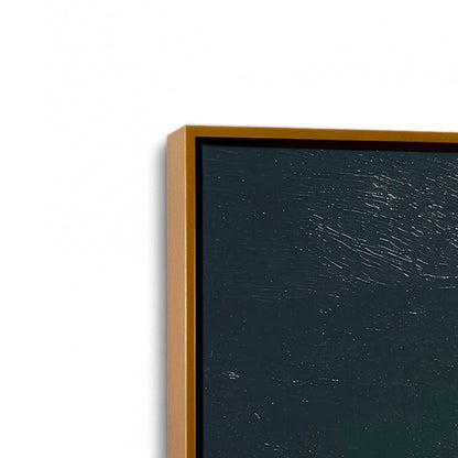 [Color:Polished Gold], Picture of art in a Polished Gold frame at an angle