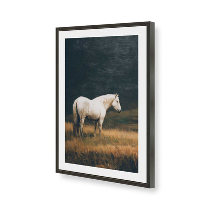 [Color:Satin Black], Picture of art in a Satin Black frame of the corner