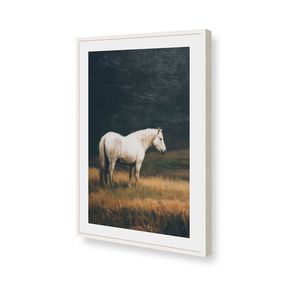 [Color:Opaque White], Picture of art in a Opaque White frame of the corner