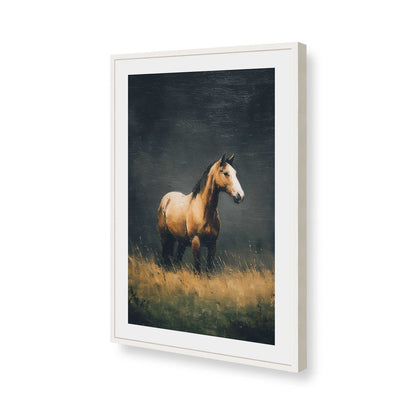 [Color:Opaque White], Picture of art in a Opaque White frame of the corner