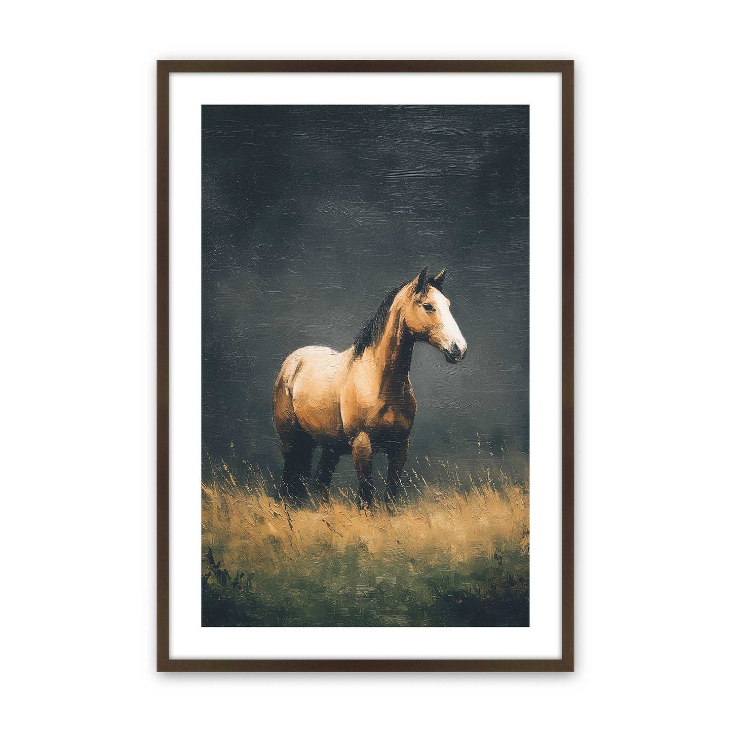 [Color:Belvinder Brown], Picture of art in a Belvinder Brown frame