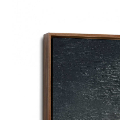 [Color:Walnut], Picture of art in a Walnut frame at an angle