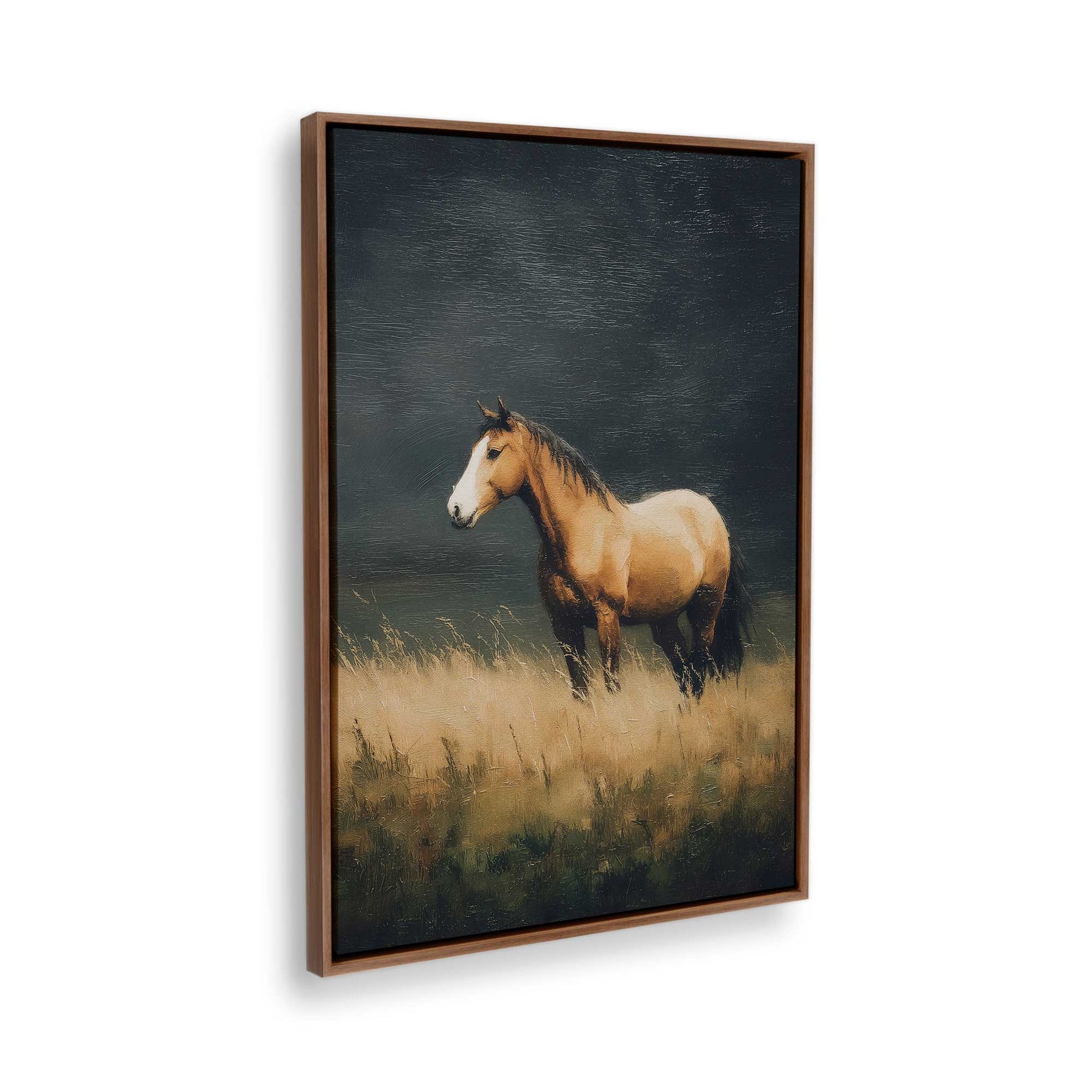 [Color:Walnut], Picture of the corner of the art