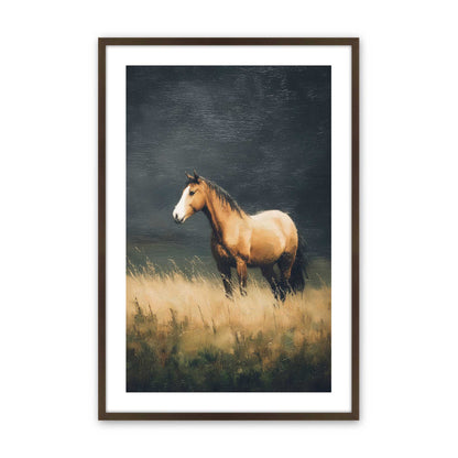 [Color:Brown], Picture of art in a Brown frame