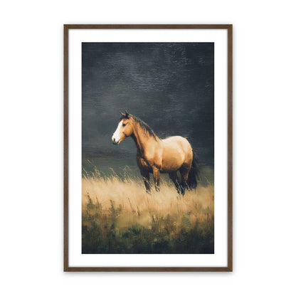 [Color:Walnut], Picture of art in a Walnut frame